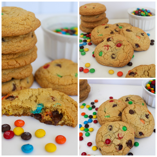 Gluten Free M&M cookies