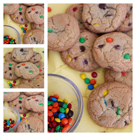 Gluten Free M&M cookies